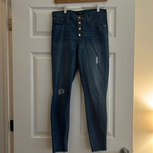 J. Crew 9” High Rise Toothpick Jeans - Size 29